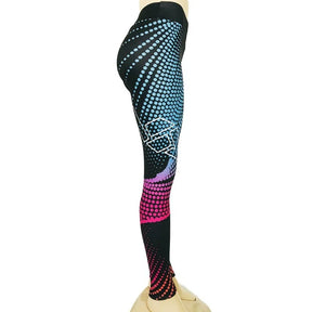 Leggings Femininas Slim – Cintura Alta, Elásticas, Fitness, Estampadas, Respirável, Push Up