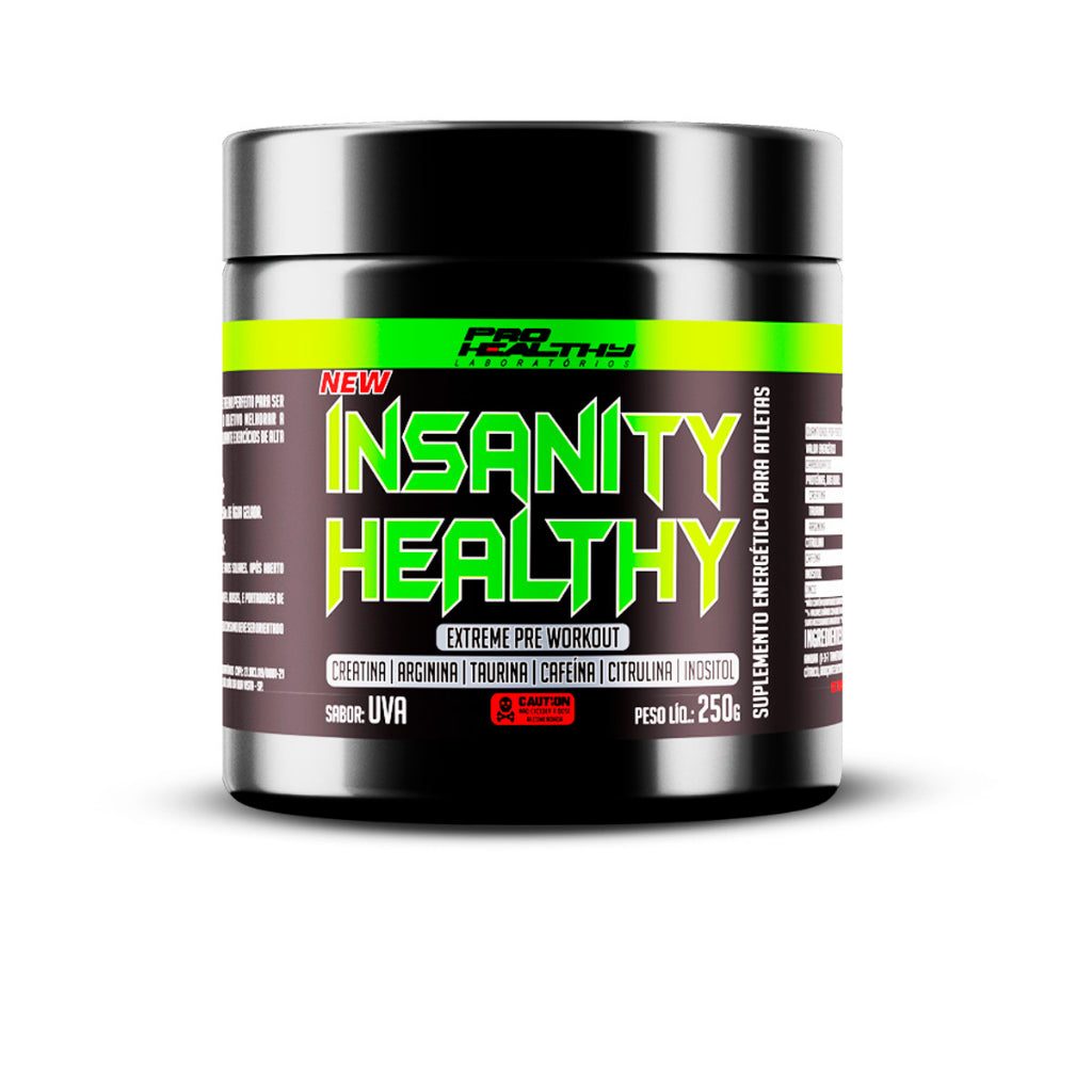 Pré Treino 250g Insanity - Pó - Pro Healthy