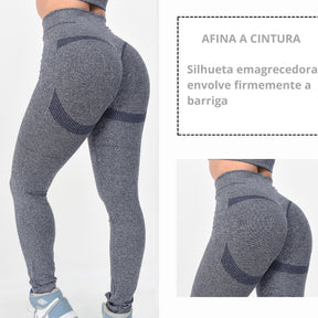 Calça Legging Esportiva Academia Feminina Cintura Alta