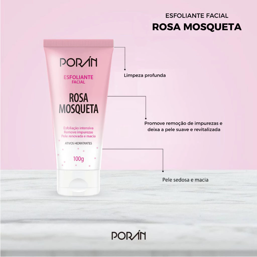 Kit skin care limpeza de pele rosa mosqueta