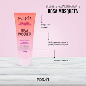 Kit skin care limpeza de pele rosa mosqueta