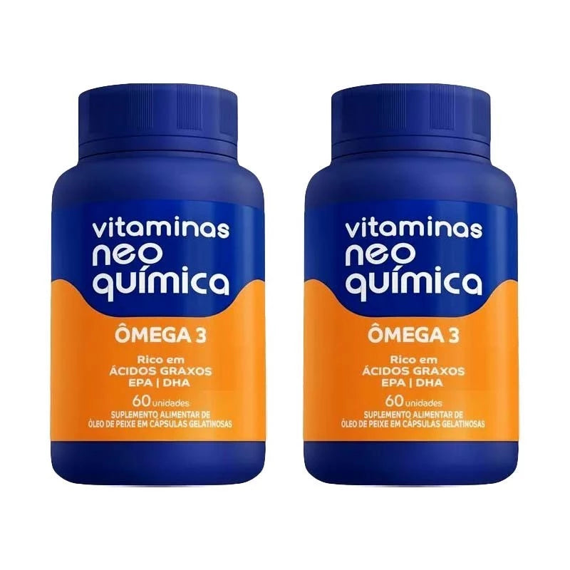 Kit 2 Vitamina Ômega 3 com 60 Cápsulas - Neo Química